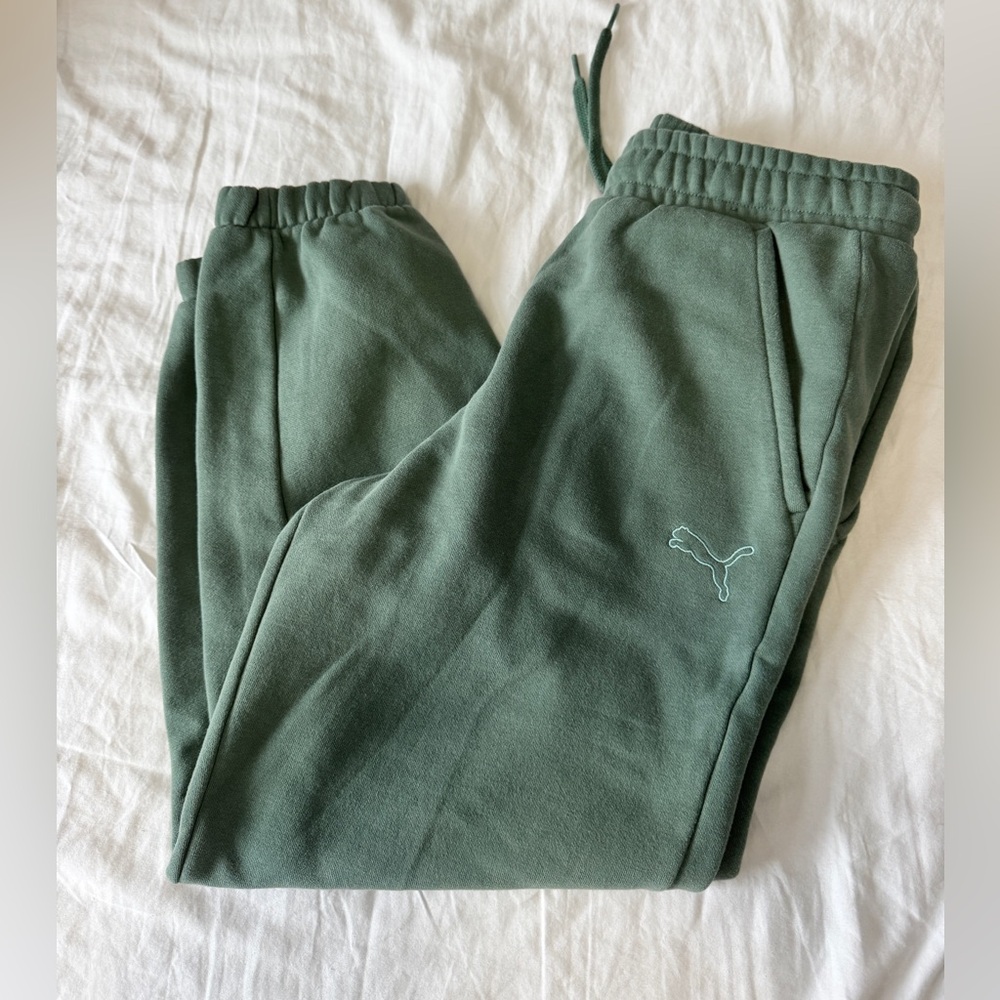 Puma Women's Olive Green Pajama Pants
